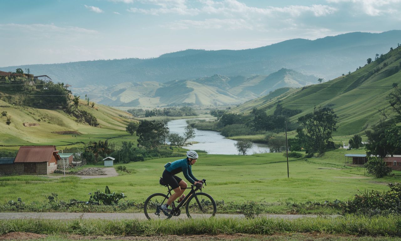 Riding bike in Guatemala, scenic views, and cultural exploration