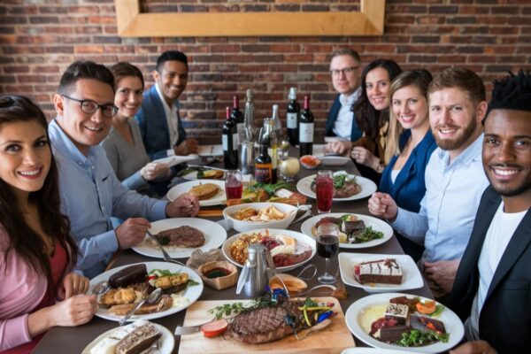 Outdoor dining at a Downtown Jacksonville restaurant.